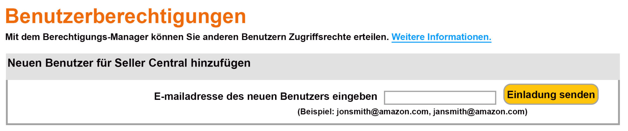 Einstellung Fur Einen Gastzugang In Amazon Seller Central Intercultural Elements